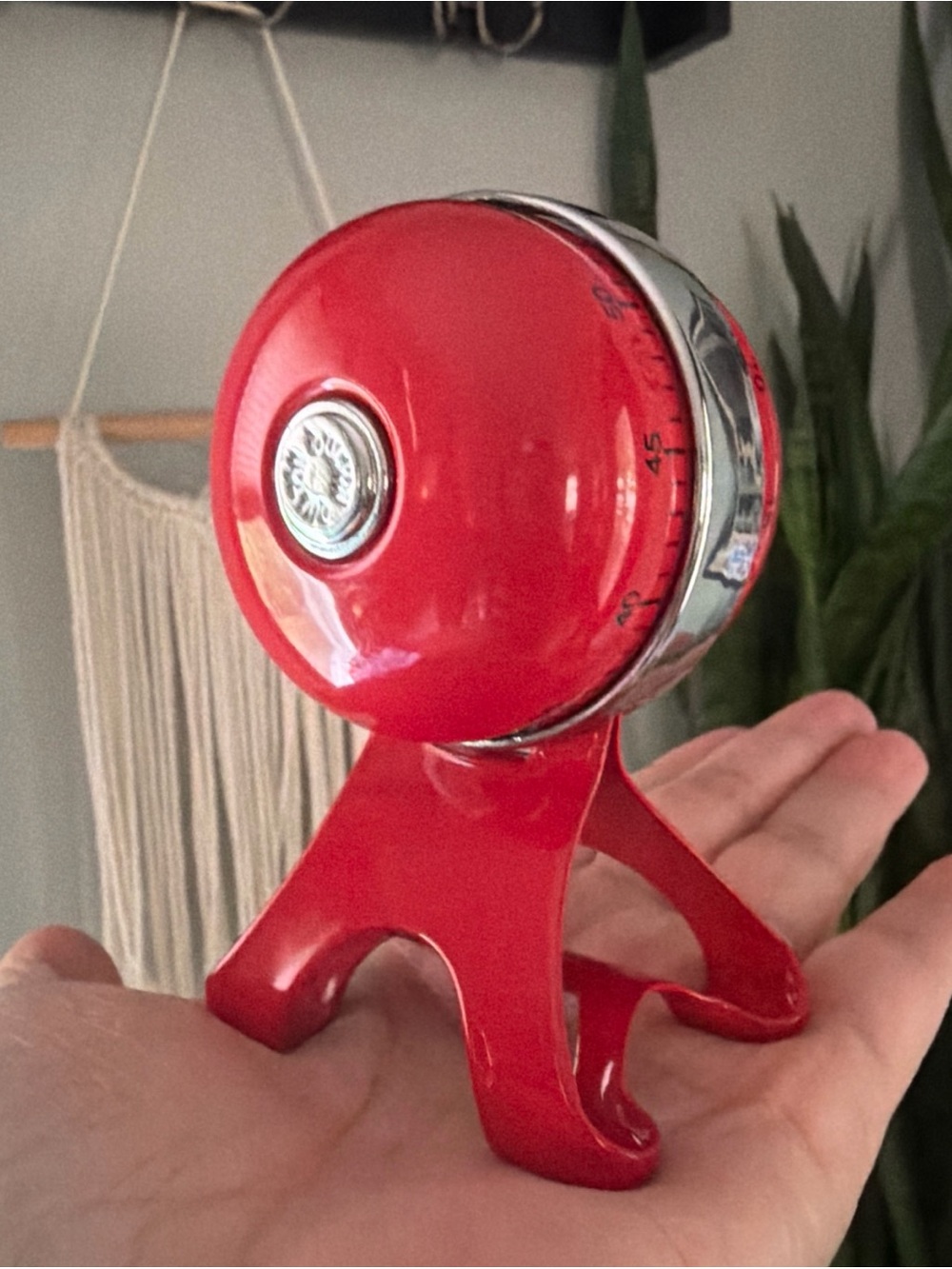 Dulton Co Anthropologie Red Retro Double Kitchen Timer